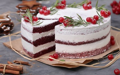 Red Velvet ile Yılbaşı Pastası